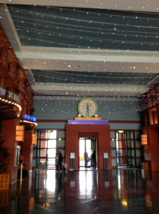 Even the lobby feels like a celebration